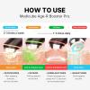 imagemedicube AgeR Booster Pro Pink  6IN1 Real Glass Glow Beauty Massager  Looking Glass Skin  Korean Skin CareBlack