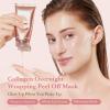 imagemedicube Collagen Overnight Wrapping Peel Off Facial Mask Pack  Elasticity ampamp Hydration Care Reduces Sagging ampamp Dullness  Hydrolyzed Collagen For Glowing Skin  Korean Skin Care 253 flozCollagen