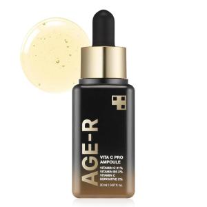 imageMedicube AgeR Vita C Pro Ampoule Vitamin C Serum for Pigmentation Uneven Skin Tone and Hydration  Boost Absorption and Radiance by up to 780 with AgeR Booster Pro