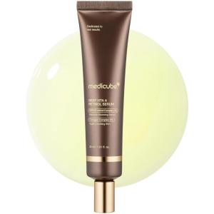 imageMedicube Deep Reviving Bakuchiol Retinol Facial Serum  AntiAging 4th Gen Retinol ampamp Bakuchiol  Targets Fine Lines Uneven Skin Tone Blemish Scars  Korean Skin Care Low Irritant 101 oz