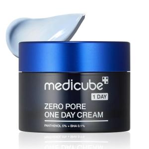 imageMedicube Zero Pore OneDay Cream 17 floz  Visibly Smaller Pores Controls Excess Oil  Pore Refining Cream with Panthenol Salicylic Acid and Niacinamide  Korean Skincare