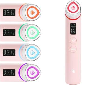 imagemedicube AgeR Booster Pro Pink  6IN1 Real Glass Glow Beauty Massager  Looking Glass Skin  Korean Skin CarePink