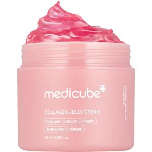 imagemedicube Collagen Jelly Cream Niacinamide ampamp FreezeDried Hydrolyzed CollagenBoosts skin barrier hydration ampamp gives 24h Glow ampamp Firmer looking skin  No artificial color Korean skincare 371 floz169 Ounce Pack of 1