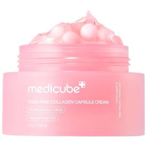 imagemedicube Deep Vitamin C Golden Capsule Face Moisturizer  Liposome Capsules For Wrinkles Skin Radiance  Transparent Gel for Glow Hydration  Korean Skin Care 194 ozPDRN Pink Collagen