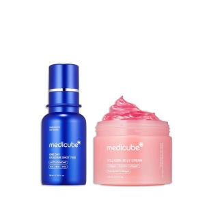 imagemedicube Glow Essential Care Duo Zero Exosome Shot 7500 PPM Spicule Facial Serum and Collagen Jelly Cream 110ml