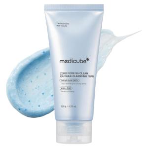 imagemedicube Zero Foam Cleanser for Sensitive Skin  Sebum Control Moisture Balance and Pore Minimization  Korean SkincareZero CapsuleAHABHAPHA