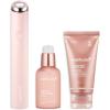 imagemedicube Ultimate Pink Glow Skincare Trio Mini Booster Pro Pink and Collagen Overnight Wrapping Peel Off Facial Mask Pack and Triple Collagen Serum 185 floz 50ml