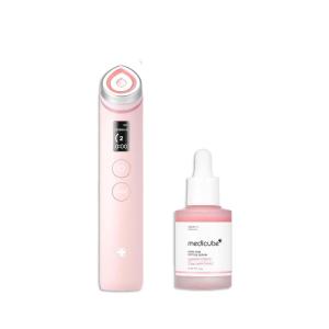 imagemedicube Affordable Pink Routine Duo AgeR Booster Pro Pink  6in1 Real Glass Glow Beauty Massager and PDRN Peptide Serum