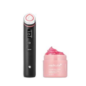 imagemedicube Booster Glow Duo for Poreless Radiance AgeR Booster Pro Black and Collagen Jelly Cream 50ml