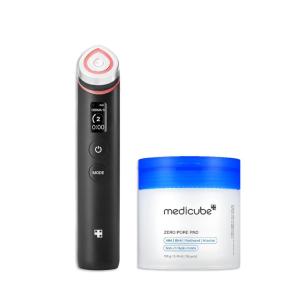 imagemedicube Deep Clean to Deep Glow Set AgeR Booster Pro Black and Zero Pore Pads 20