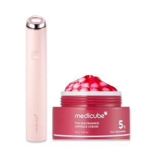 imagemedicube Everyday Easy Glow Duo for After Spot Care Use Mini Booster Pro Pink and TXANiacinamide Capsule Cream