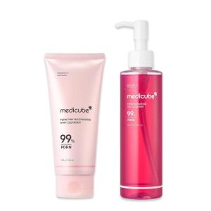 imagemedicube Pink Cleanse ampamp Glow Duo PDRN Marshmallow Whip Cleanser and PDRN Jelly to Foam Cleanser  Daily Facial Wash for All Skin Types  For Clear Smooth Skin  Korean Skincare