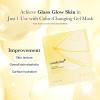 imagemedicube AllDay Care for Deep Hydration ampamp Skin Revival Turmeric Overnight Wrapping Peel Off Mask and Kojic Acid Turmeric Brightening Gold Jelly Gel Mask 4ea and Jelly Brush