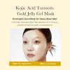 imagemedicube AllDay Care for Deep Hydration ampamp Skin Revival Turmeric Overnight Wrapping Peel Off Mask and Kojic Acid Turmeric Brightening Gold Jelly Gel Mask 4ea and Jelly Brush