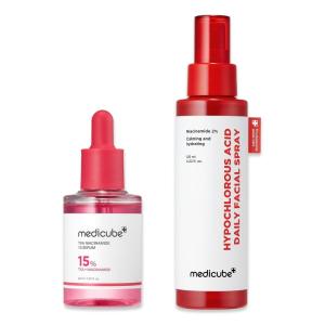 imagemedicube Red Power Duo for After Spot Care Use TXANiacinamide 15 Glow Facial Serum and Power Soothing Spray