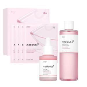 imagemedicube Salmon DNA PDRN Pink Trio Set Salmon DNA PDRN Pink Peptide Serum and Salmon DNA PDRN Pink CICA Soothing Toner and Salmon DNA PDRN pink collagen jelly gel mask 4ea