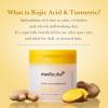 imagemedicube Kojic Acid Clarity Duo for Troubled Skin Kojic Acid Turmeric Clarifying Pad and Kojic Acid Turmeric Smoothing Toner for face ampamp Body
