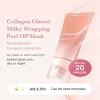 imagemedicube Collagen Glazed Milky Glow Daytime Wrapping Mask  Quick ampamp EasytoPeel Mask for Radiance Hydration ampamp Smooth Texture  Glutathione Niacinamide 130Da Collagen for Plumped Glass Glow SkinCollagen Milky Glazed