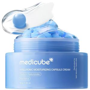 imagemedicube Hyaluronic Acid Capsule Cream  120H LongLasting Hydration Barrier Care ampamp Calming Daily Facial Moisturizer For All Skin Types  With Hyaluronic Acid Panthenol ampamp Ceramides  Korean Skincare