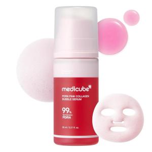 imagemedicube PDRN Pink Collagen Bubble Serum  BubbletoGlow Firming Serum with 99 Purity PDRN ampamp LowMolecular Collagen  Lightweight FastAbsorbing Bubble Texture for Radiant Plump Skin  321 floz