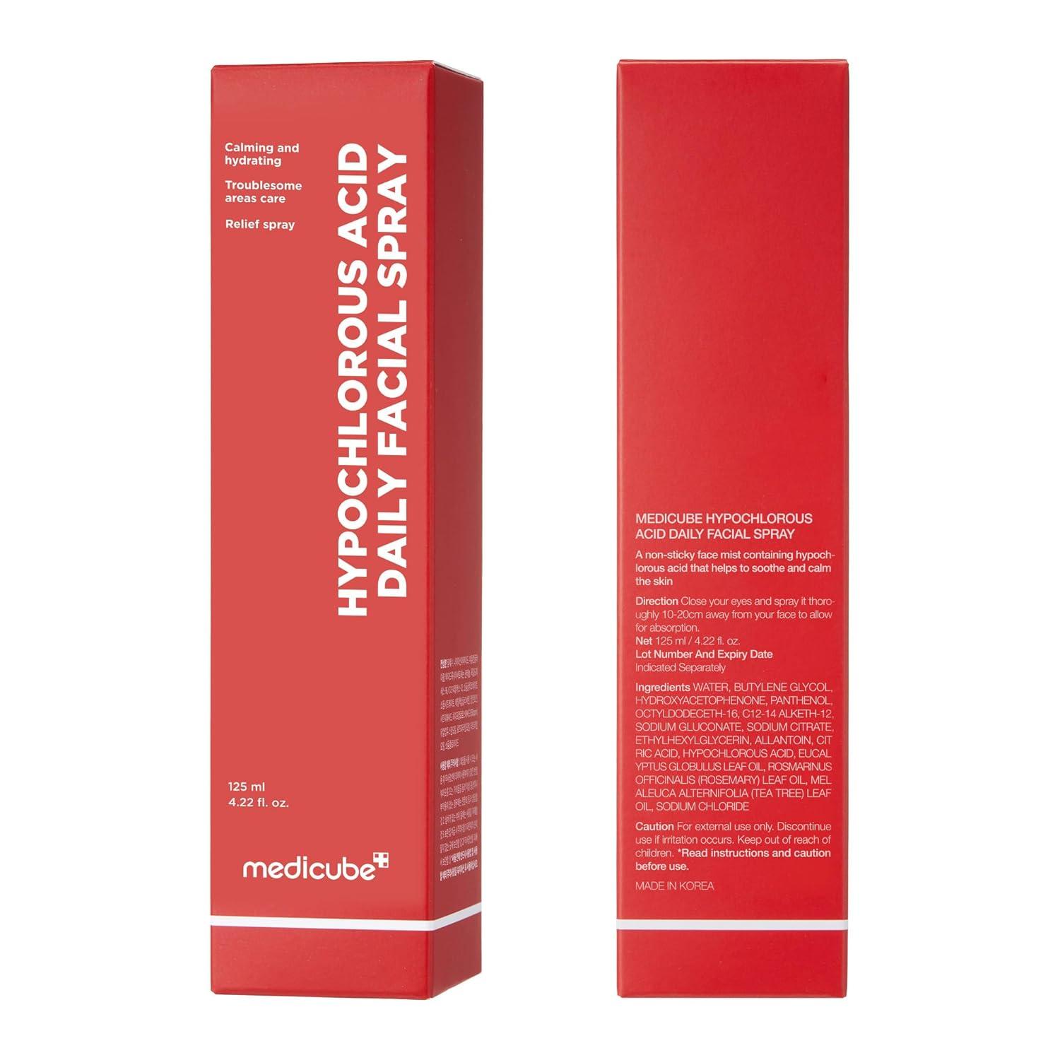 imagemedicube Power Soothing Spray  Hypochlorous Acid Spray For All Skin Types Delicate Skin  Daily Skin Solution ampamp PostSun Care  HOCI Facial Mist for Soothing ampamp Calming  Korean Skincare  169 floz125 ml