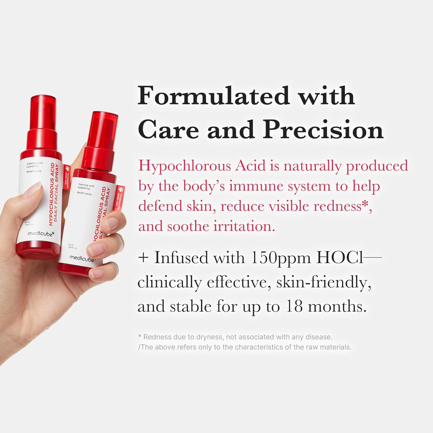 imagemedicube Power Soothing Spray  Hypochlorous Acid Spray For All Skin Types Delicate Skin  Daily Skin Solution ampamp PostSun Care  HOCI Facial Mist for Soothing ampamp Calming  Korean Skincare  169 floz169 fl Oz