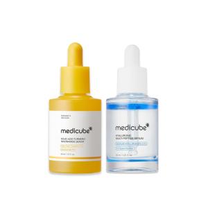 image:imagemedicube Capsule Serum Duo for Clear and Balanced Skin Kojic Acid Turmeric and Hyaluronic Multi Peptide PDRN Serum  Glowing and Soothing Duo Korean Skincare