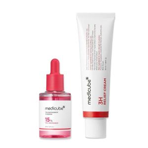 image:imagemedicube Comforting Serum amp Cream Duo Ideal for After Spot Care TXA Serum and 3H Daily Moisturizer  Calming Tone Refining amp Glow Routine