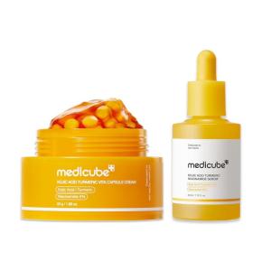 image:imagemedicube Kojic Acid Capsule Brightening Duo Kojic Acid Capsule Cream and Serum  Tone Renewal amp Radiance Care Routine