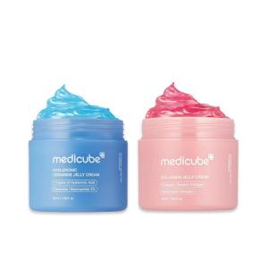 image:imagemedicube Viral Jelly Cream Duo Hyaluronic Acid and Collagen Jelly Cream for Boosting Radiance and Glow  Collagen Hyaluronic Acid  Korean Skincare