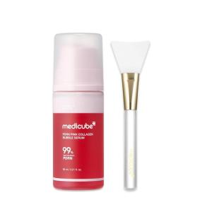 image:imagemedicube Viral Bubble Serum and Jelly Brush Duo PDRN Pink Collagen Bubble Serum and Jelly Brush  Lightweight BubbletoGlow Firming Skincare amp Easy Applicator  Korean Skincare