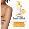 image:imagemedicube Kojic Acid Brightening Body Care Duo Turmeric Body Peel Shot and Kojic Acid Body Wash  For Brightening Exfoliating with Citrus Scent for Fresh Shower Routine