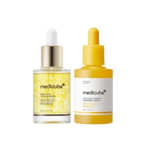 image:imagemedicube Deep Vita C Clear Capsule Serum Duo Deep Vita C Capsule and Kojic Acid Turmeric Capsule Serum  Tone Balancing Care Duo Korean Skincare