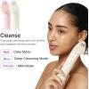 image:imagemedicube Mini Booster Pro Plus  Facial Device for Radiant Calming and BouncyLooking Skin  Red Blue Purple 3Mode  Portable Korean Skincare Device At Home Care  PinkBeige