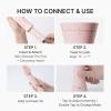 image:imagemedicube Mini Booster Pro Plus  Facial Device for Radiant Calming and BouncyLooking Skin  Red Blue Purple 3Mode  Portable Korean Skincare Device At Home Care  PinkBeige