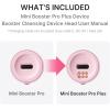 image:imagemedicube Mini Booster Pro Plus  Facial Device for Radiant Calming and BouncyLooking Skin  Red Blue Purple 3Mode  Portable Korean Skincare Device At Home Care  PinkBeige