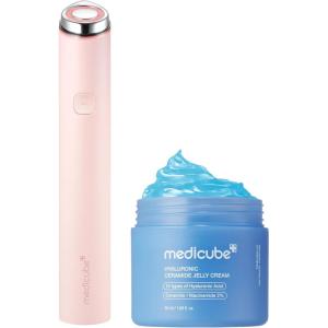 image:imagemedicube Plumping Booster Device Duo  3Mode Facial Device for Radiant Calming and BouncyLooking Skin  LongLasting Hydration with Hyaluronic Acid Ceramides amp Multi Peptides Pink