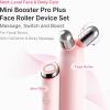 image:imagemedicube Glass Glow Booster Duo Mini Booster Pro Plus Pink amp Collagen Jelly Cream  Enhances Absorption amp Radiance  Firming Hydrating amp Glow  Korean Facial Device Gifts for Women Skincare Set