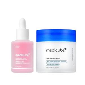 image:imagemedicube Everyday Fresh Duo UltraLight Salmon PDRN Serum and Zero Pore Pads 20  Korean Skincare Skincare Routine Skincare Set