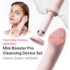 image:imagemedicube Mini Booster Pro Plus Pink Cleansing Duo Set Mini Booster Pro Cleansing Device Pink and PDRN Capsule Foam Cleanser  Pore Makeup Excess Sebum Care  Deep Cleansing Routine Korean Skincare