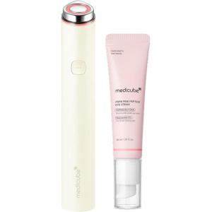 image:imagemedicube Afforadable Device amp PDRN Skincare Set Mini Booster Pro Plus Beige and Salmon DNA Eye Cream  Smooth Firm amp Radiant Under Eyes  Korean Skincare amp AtHome Device Set