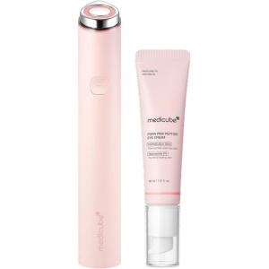 image:imagemedicube Pink Eye Firming Device amp Skincare Set Mini Booster Pro Plus Pink and PDRN Eye Cream  Smooth Firm amp Radiant Under Eyes  Korean Skincare Set