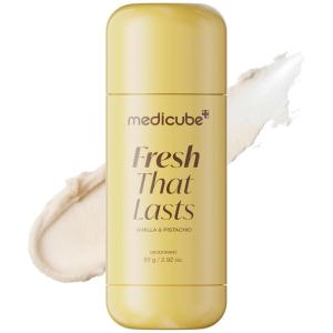 image:imagemedicube Kojic Acid amp Turmeric AluminumFree Deodorant  Vanilla amp Pistachio Perfumed Stick AllDay Odor Protection for Women amp Men  Underarm Brightening Care  No White Marks 292 oz