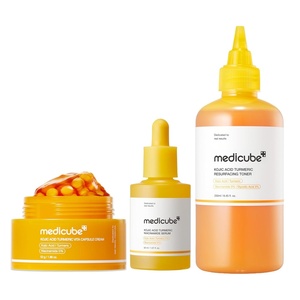 image:imagemedicube Kojic Acid Turmeric Skin Clarity Set Smoothing Toner Clarifying amp Balancing Capsule Serum and Capsule Cream for Radiant Balanced amp SmoothLooking Skin  Korean Skincare Gifts for Women