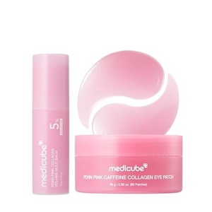image:imagemedicube PDRN Eye Glow Duo PDRN Collagen Volume Multi Balm Stick and Caffeine Eye Patches  Depuff Smooth Brighten Under Eyes Smile Lines  Radiance amp Firming  Korean Skincare Gifts for Women